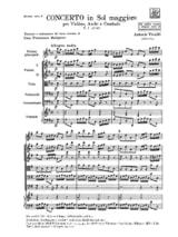 Concerto en Sol Maj. - F. 1 N° 107 - Conducteur - VIVALDI - Partition